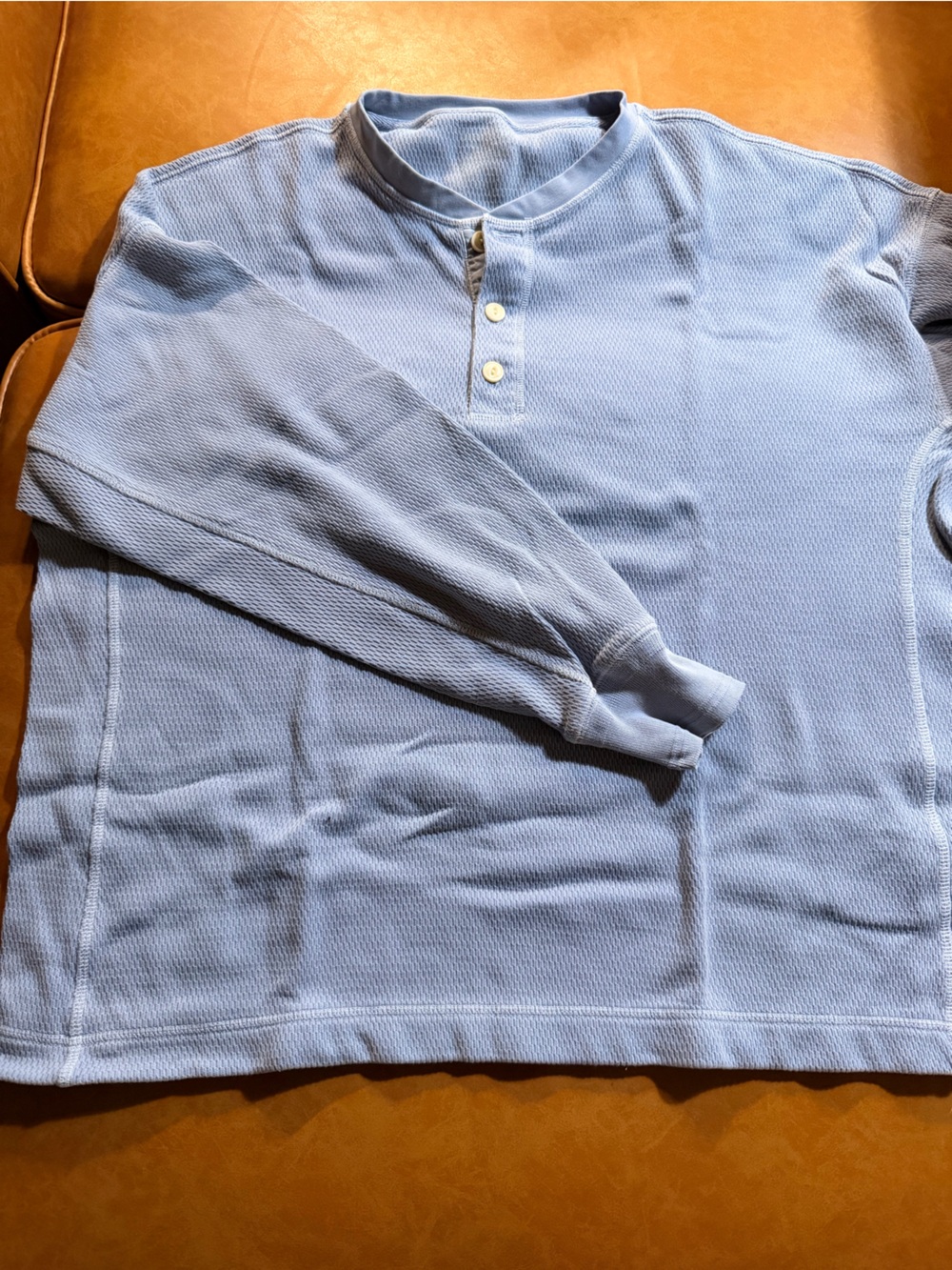 NWOT American Eagle Light Blue Men’s Thermal Shirt